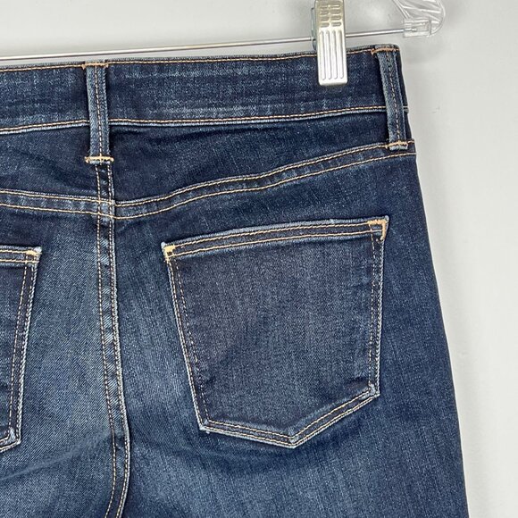 Vince Womens Crop Flare Jeans Dark Blue Wash DV281A2402 size 25 - Picture 10 of 15